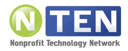 Member of NTen - Nonprofit Technology Network